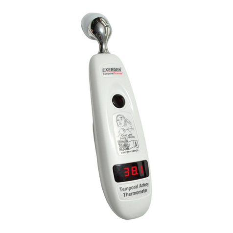 Exergen TemporalScanner TAT-5000S-RS232-CORO User manual
