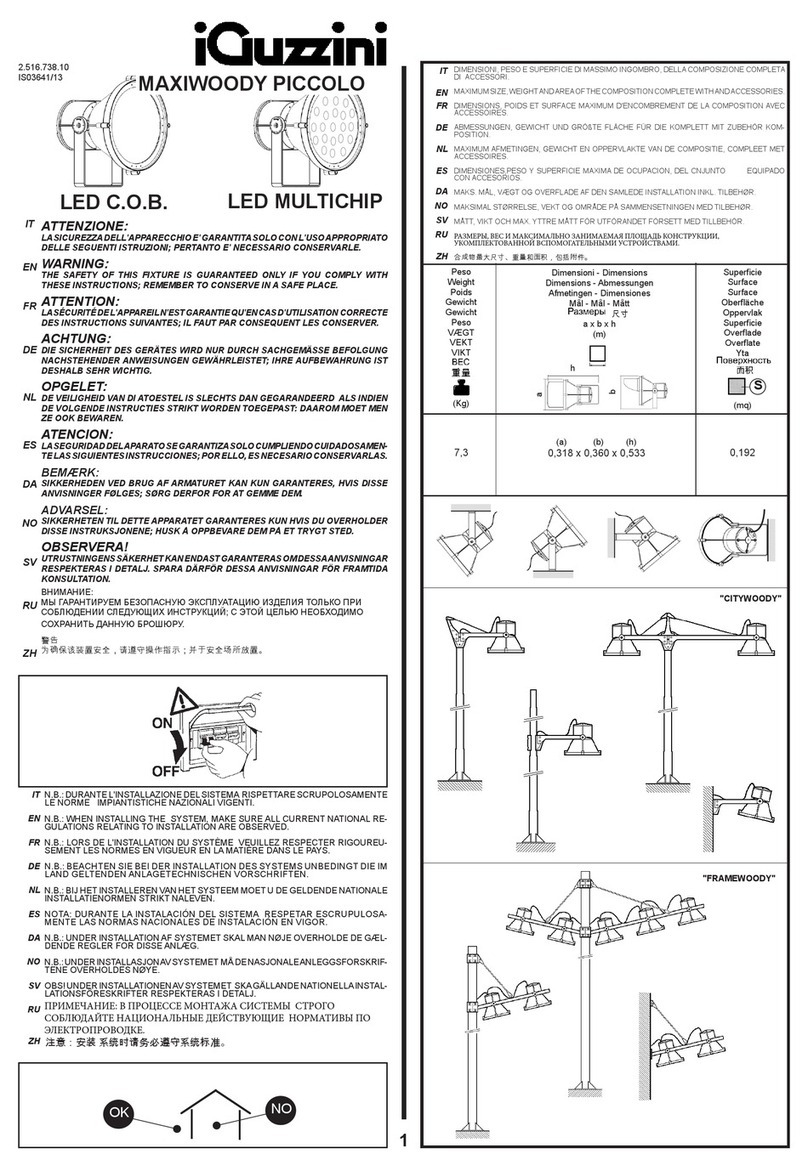 iGuzzini LED C.O.B. User manual