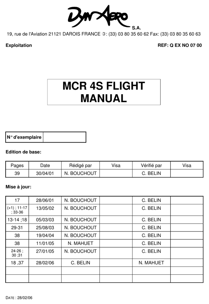 Dyn'Aéro MCR 4S Flight manual