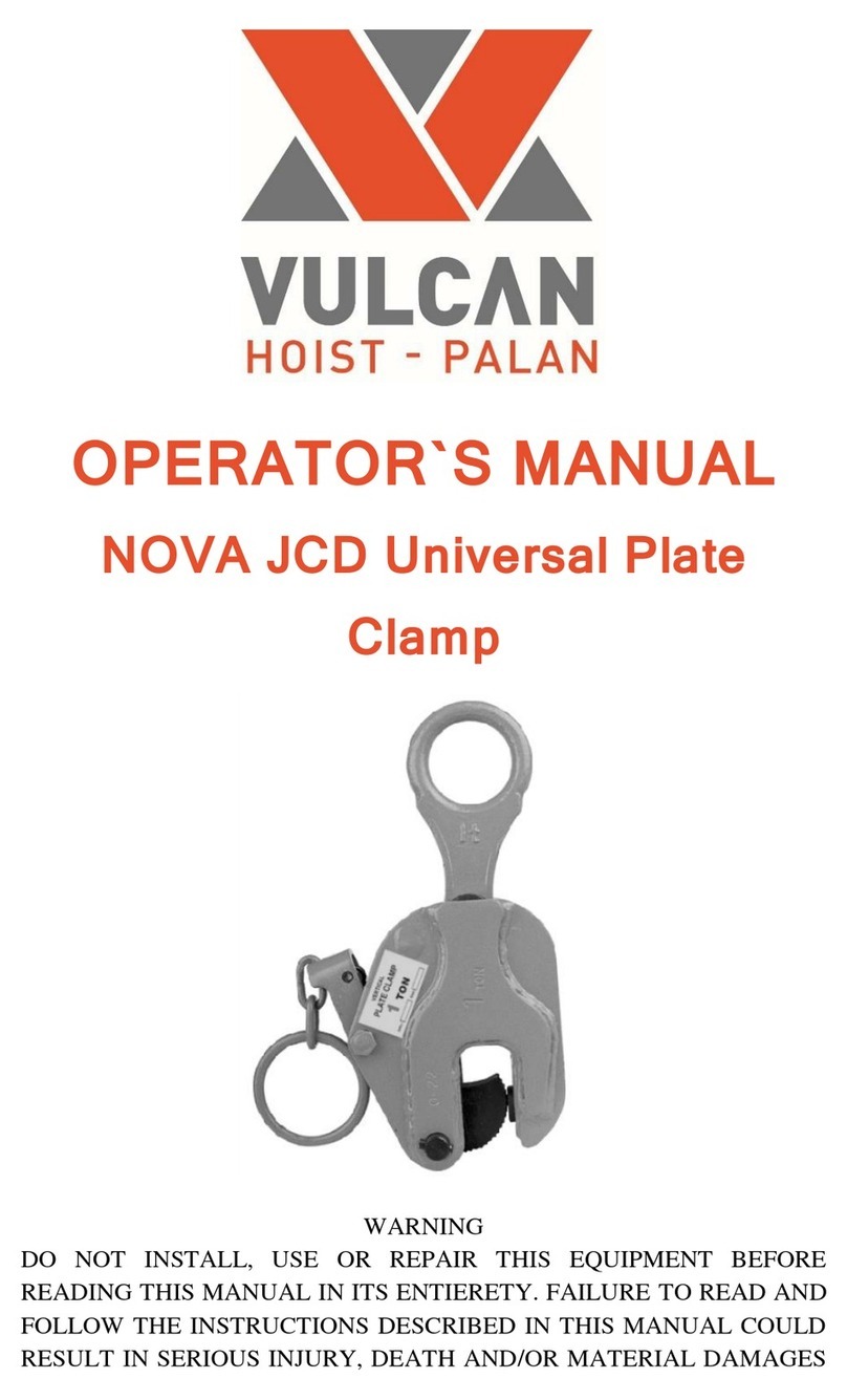 Vulcan-Hart NOVA JCD 1T Operator's manual