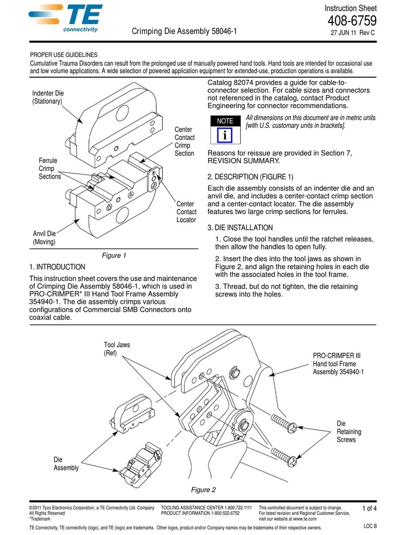 TE Connectivity 58046-1 User manual TE Connectivity 58046-1 User manual
