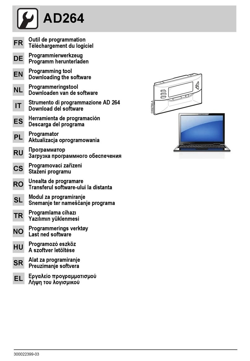 DeDietrich AD264 Mounting instructions