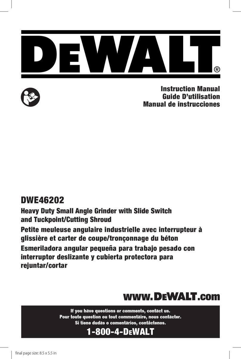 DeWalt DWE46202 User manual