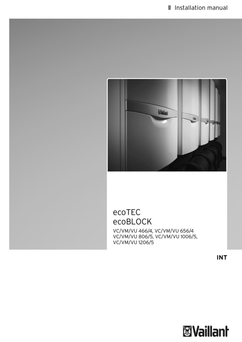 Vaillant ecoTEC SERIES User manual