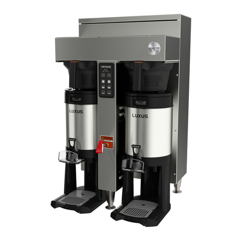Fetco CBS-1150 EXTRACTOR V+ Specifications
