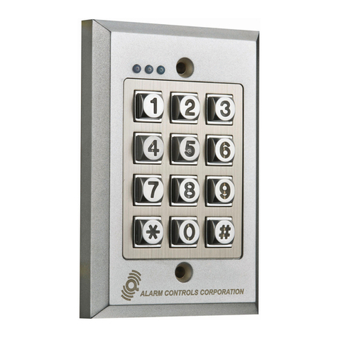 Alarm Controls Corporation KP-200 quick start guide Alarm Controls Corporation KP-200 quick start guide