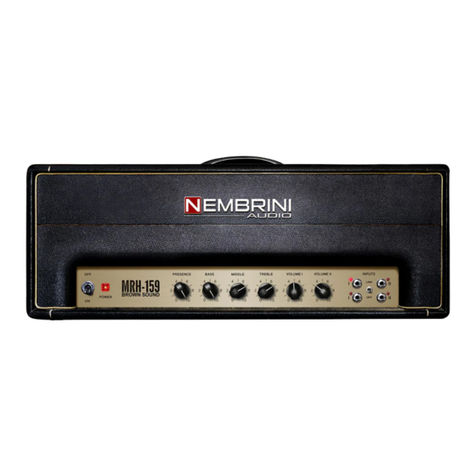Nembrini Audio MRH159 User manual
