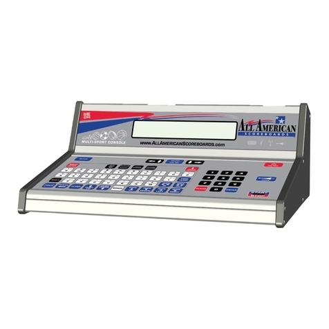 All American Scoreboards emc 8000 Series manual