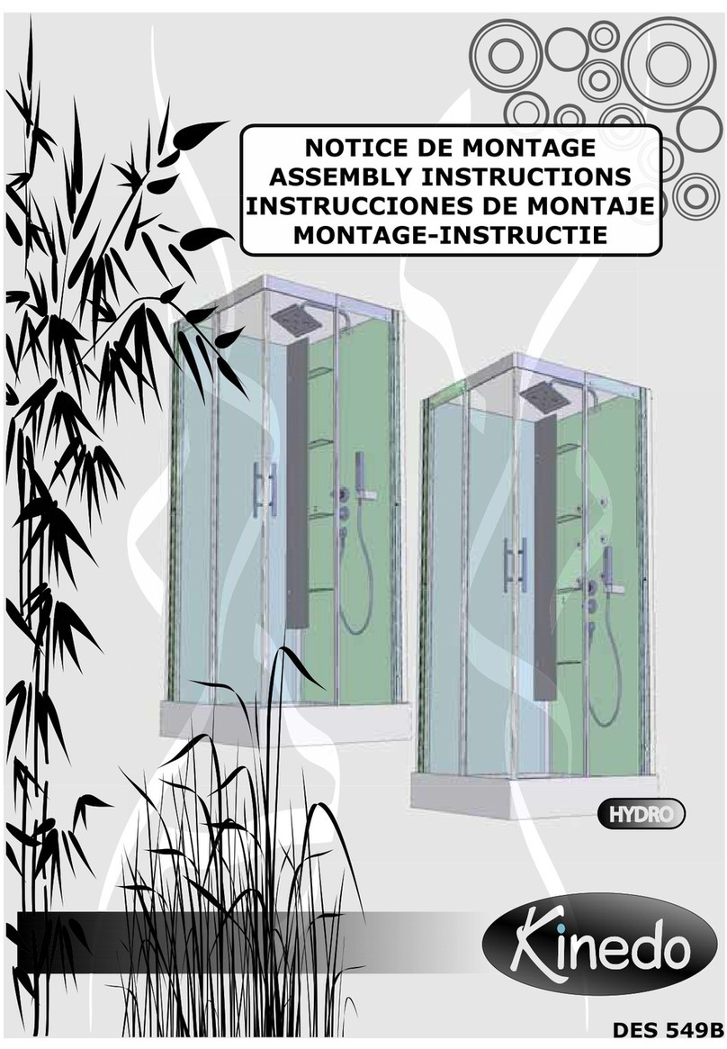 Kinedo HYDRO DES 549B User manual Kinedo HYDRO DES 549B User manual