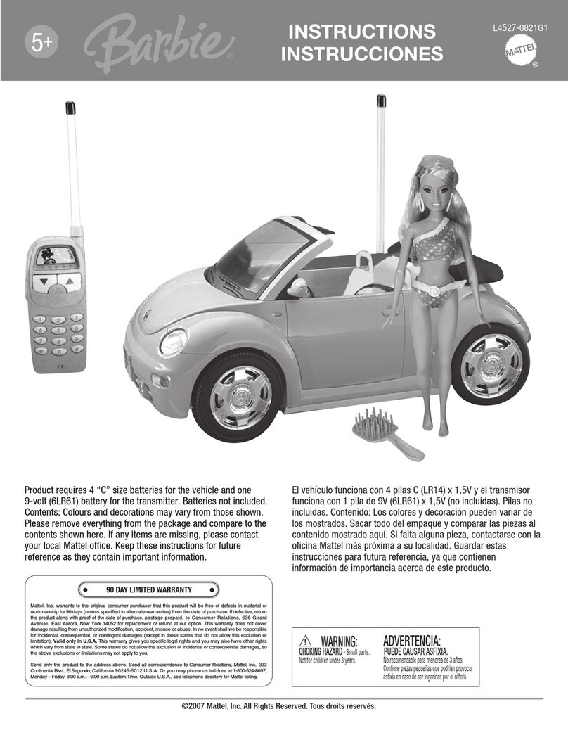 Mattel Barbie L4527 User manual