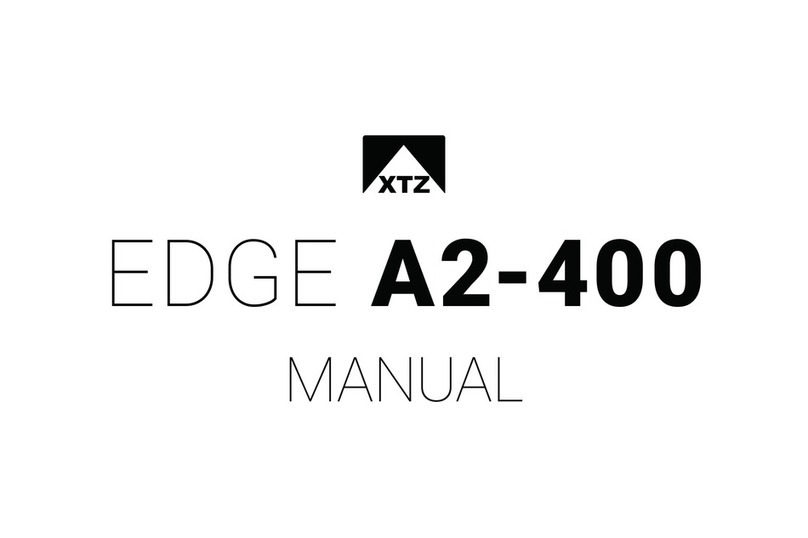 XTZ EDGE A2-400 User manual