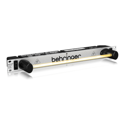 Behringer POWERLIGHT PL2000 user manual