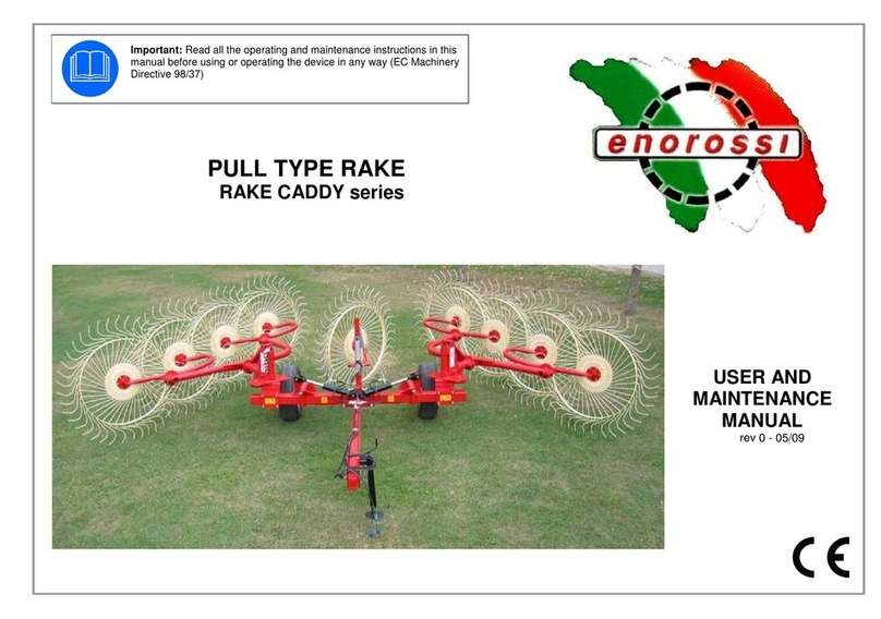enorossi RAKE CADDY Series User and maintenance manual enorossi RAKE CADDY Series User and maintenance manual