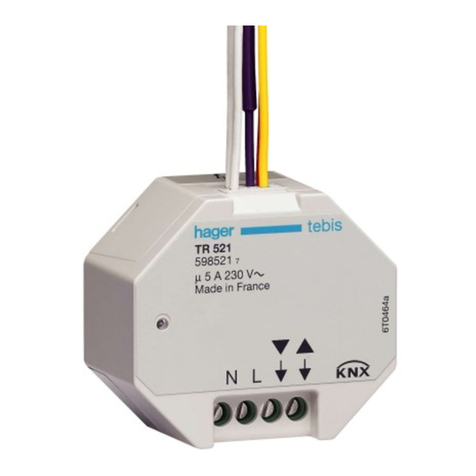 hager TR521 User manual