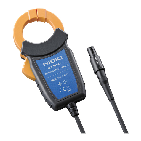 Hioki CT7631 User manual