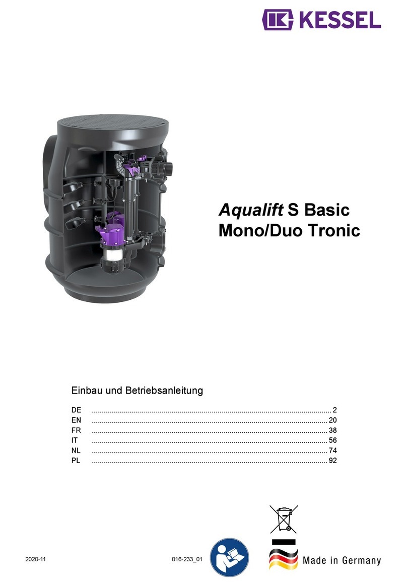 Kessel Aqualift S Basic Mono Tronic manual