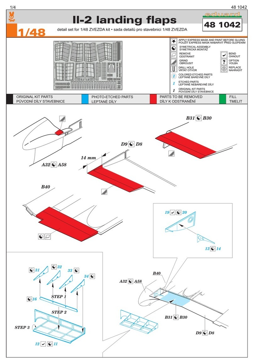 Eduard Il-2 landing flaps User manual Eduard Il-2 landing flaps User manual