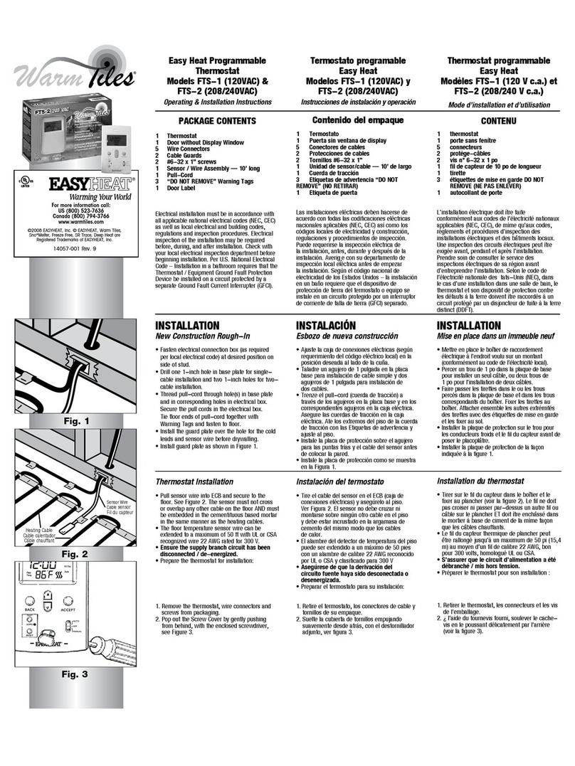 EasyHeat FTS-1 Assembly instructions