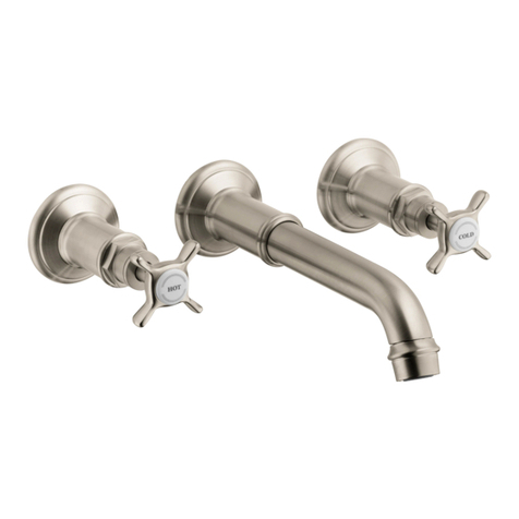 Hans Grohe AXOR Montreux 16532 Series User manual Hans Grohe AXOR Montreux 16532 Series User manual