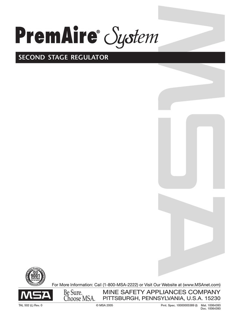 MSA 10033170 manual