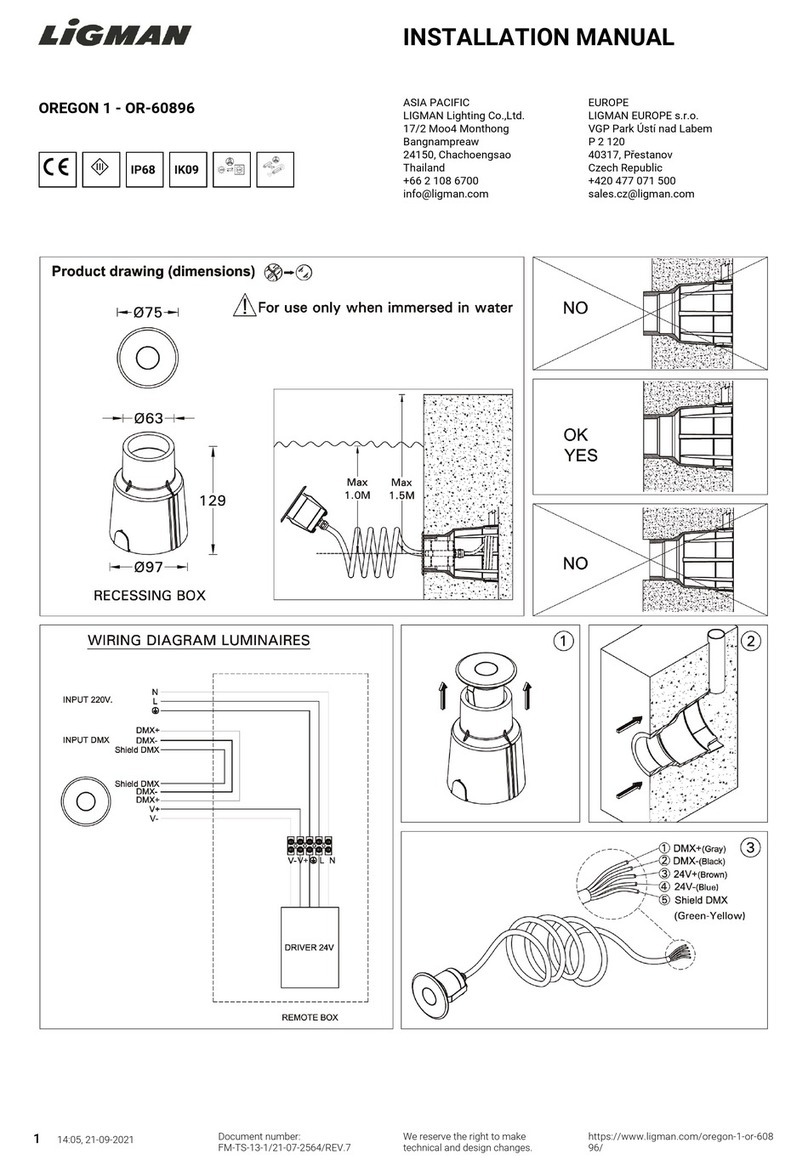 LIGMAN OREGON 1-OR-60896 User manual