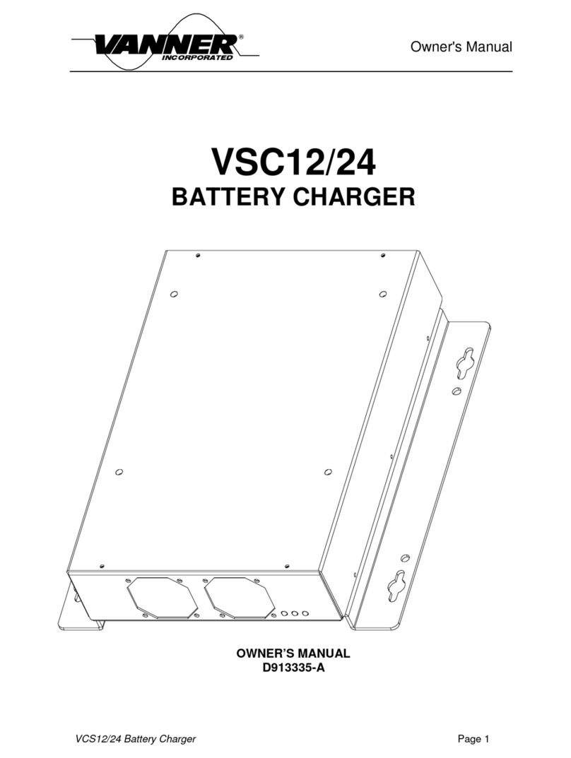 Vanner VSC12 owner's manual