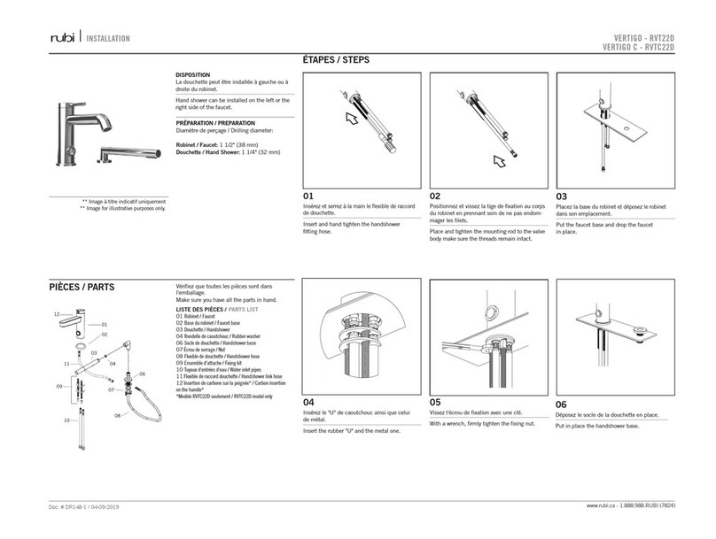 Rubi VERTIGO RVT22D User manual