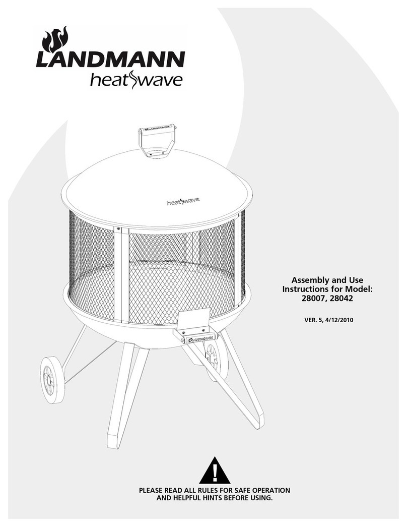 Landmann Heatwave 28007 Assembly and use instructions Landmann Heatwave 28007 Assembly and use instructions