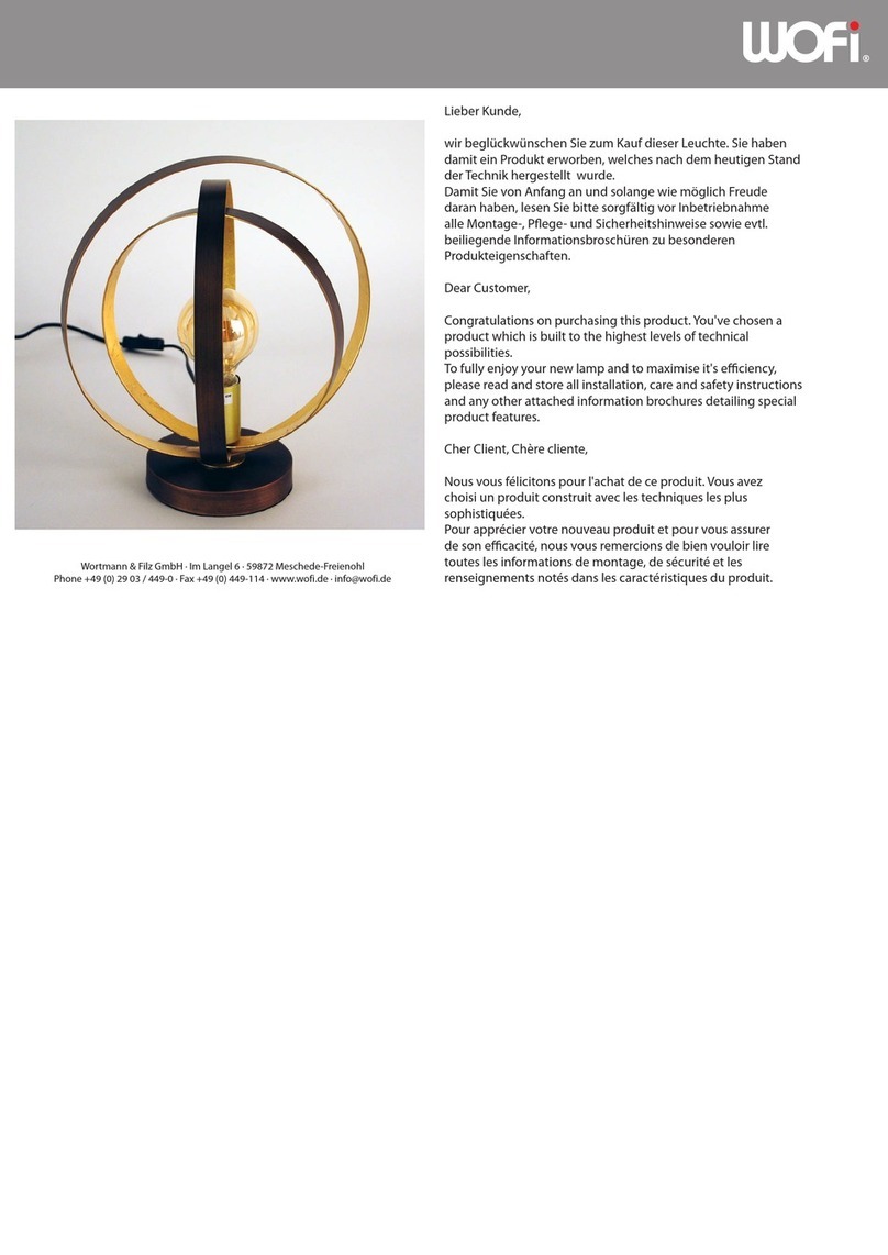 wofi 8874.01-8000 Series installation instructions