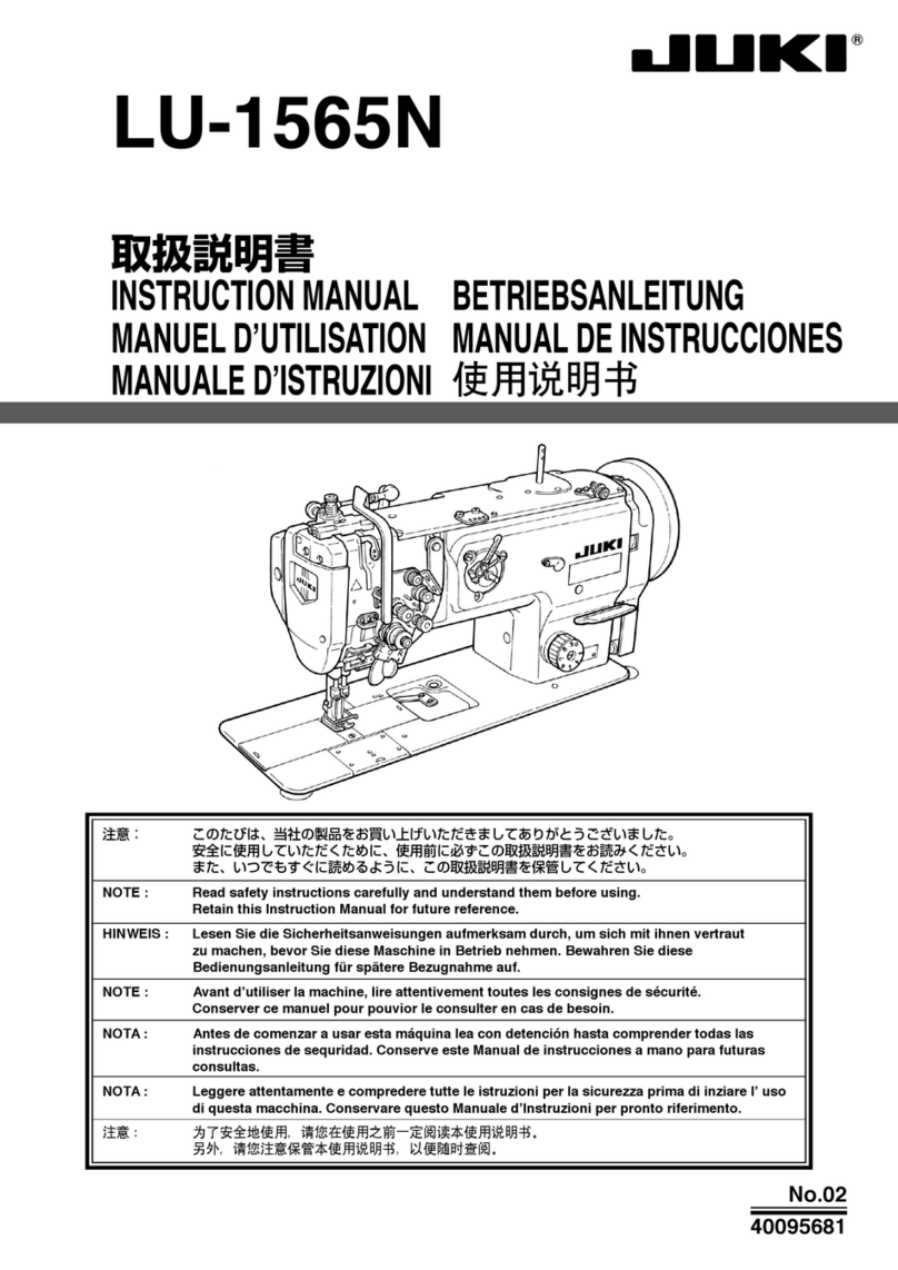 JUKI LU-1565N instruction manual