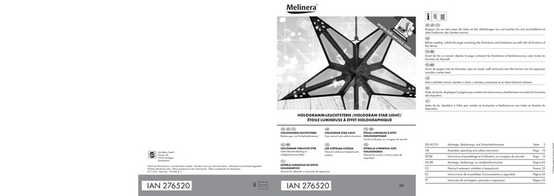 MELINERA 10330A Operator's manual