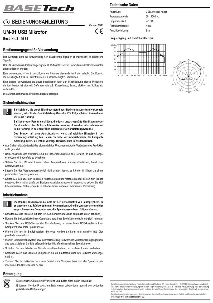 BASETech UM-01 operating instructions