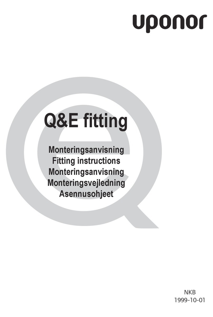 Uponor Q&E User manual Uponor Q&E User manual