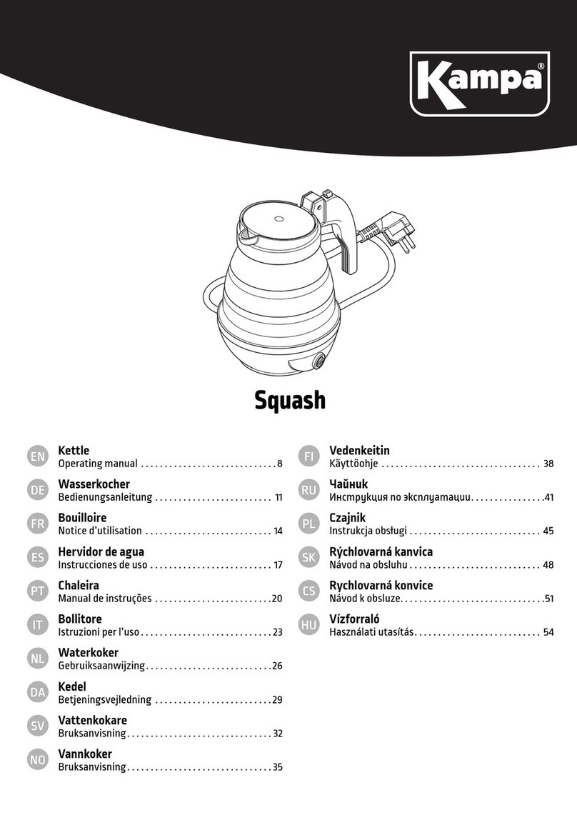 Kampa Squash operating manual