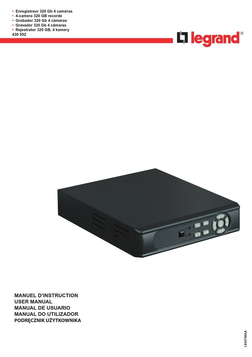 LEGRAND 430 552 user manual