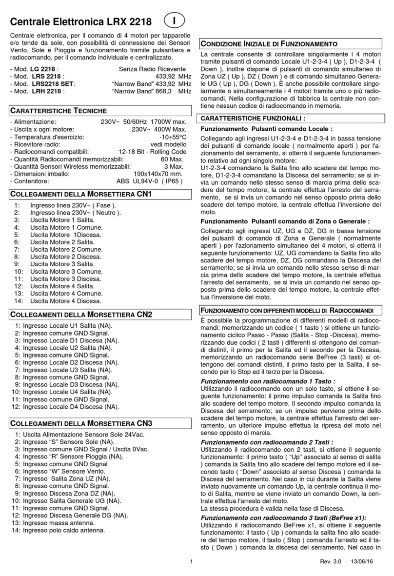 Seav LRX 2218 manual