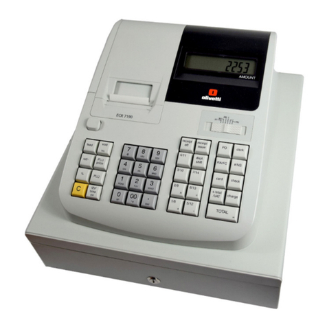 Olivetti ECR 7190 quick guide