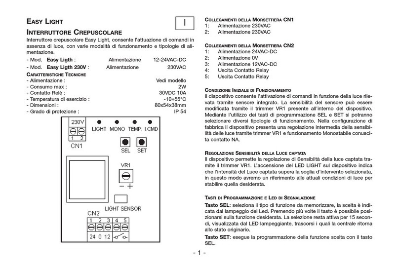 Seav Easy Light User manual