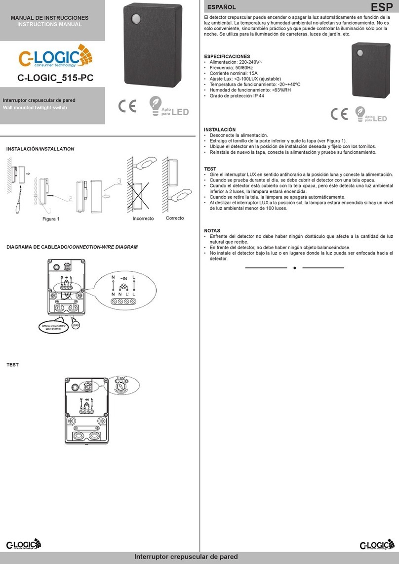 C-LOGIC 515-PC instruction manual C-LOGIC 515-PC instruction manual