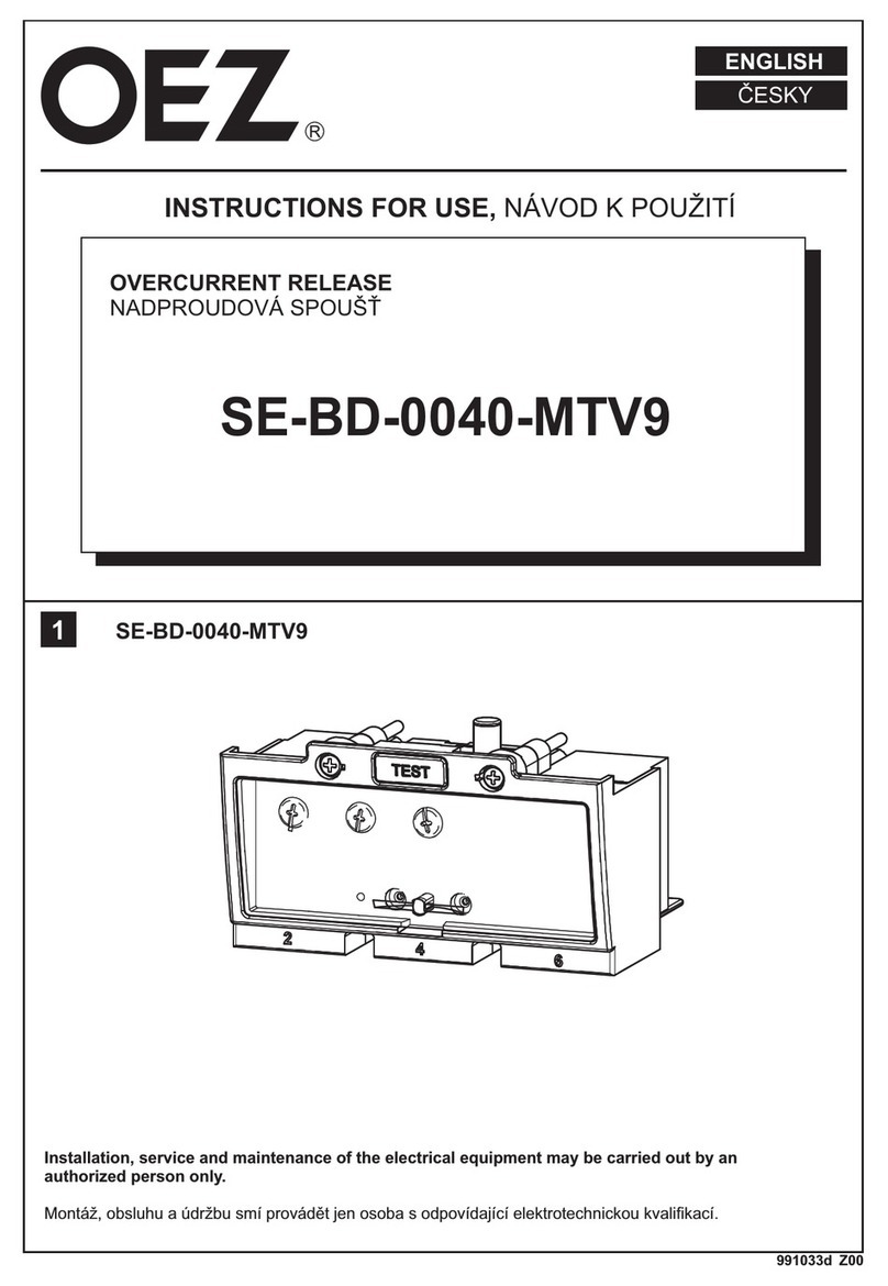 OEZ SE-BD-0040-MTV9 Instructions for use