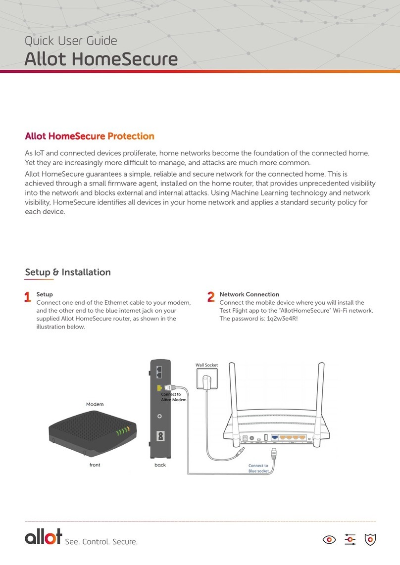 Allot HomeSecure Quick user guide