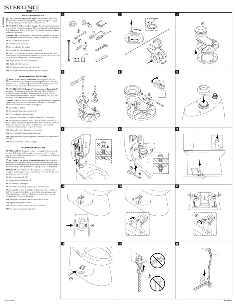 Kohler STERLING User manual