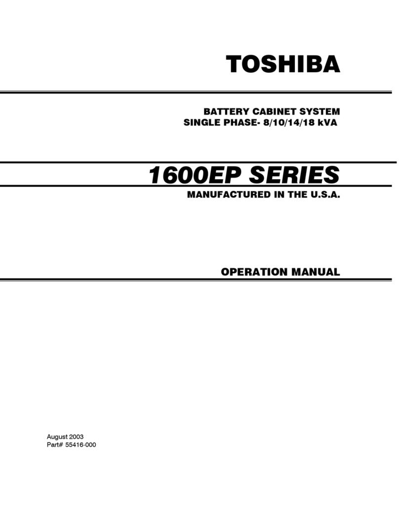 Toshiba 1600EP Series User manual Toshiba 1600EP Series User manual