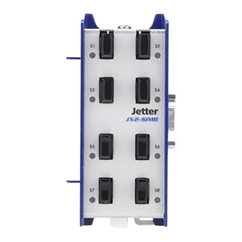 Jetter JetWeb JX2-SIM8 Operator's manual
