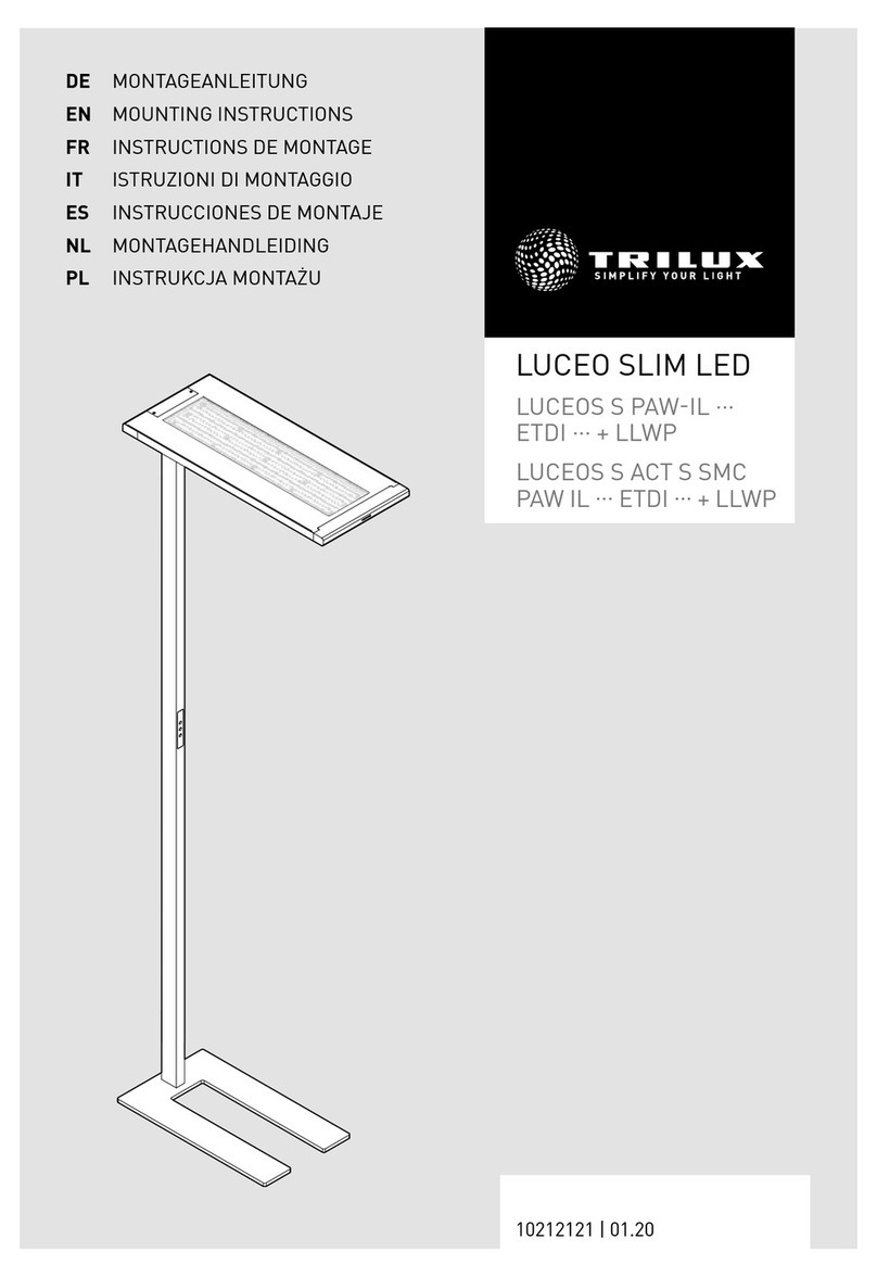 Trilux LUCEO SLIM Mounting instructions