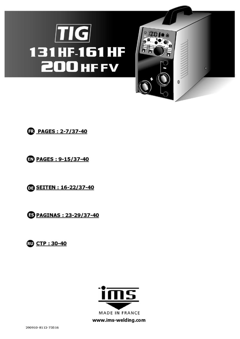 IMS TIG 131 HF manual