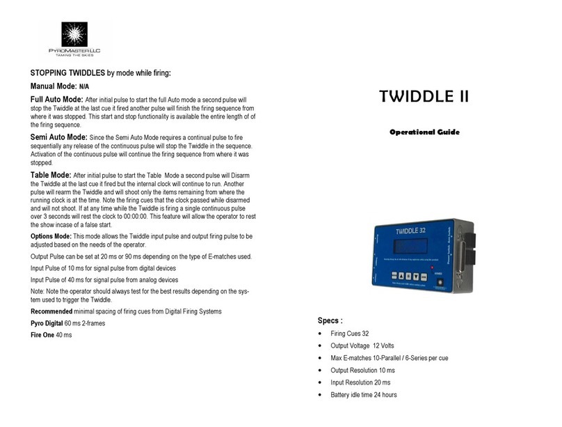 pyromaster TWIDDLE II Operational guide