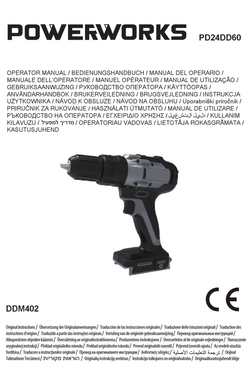 Power works DDM402 Operator's manual