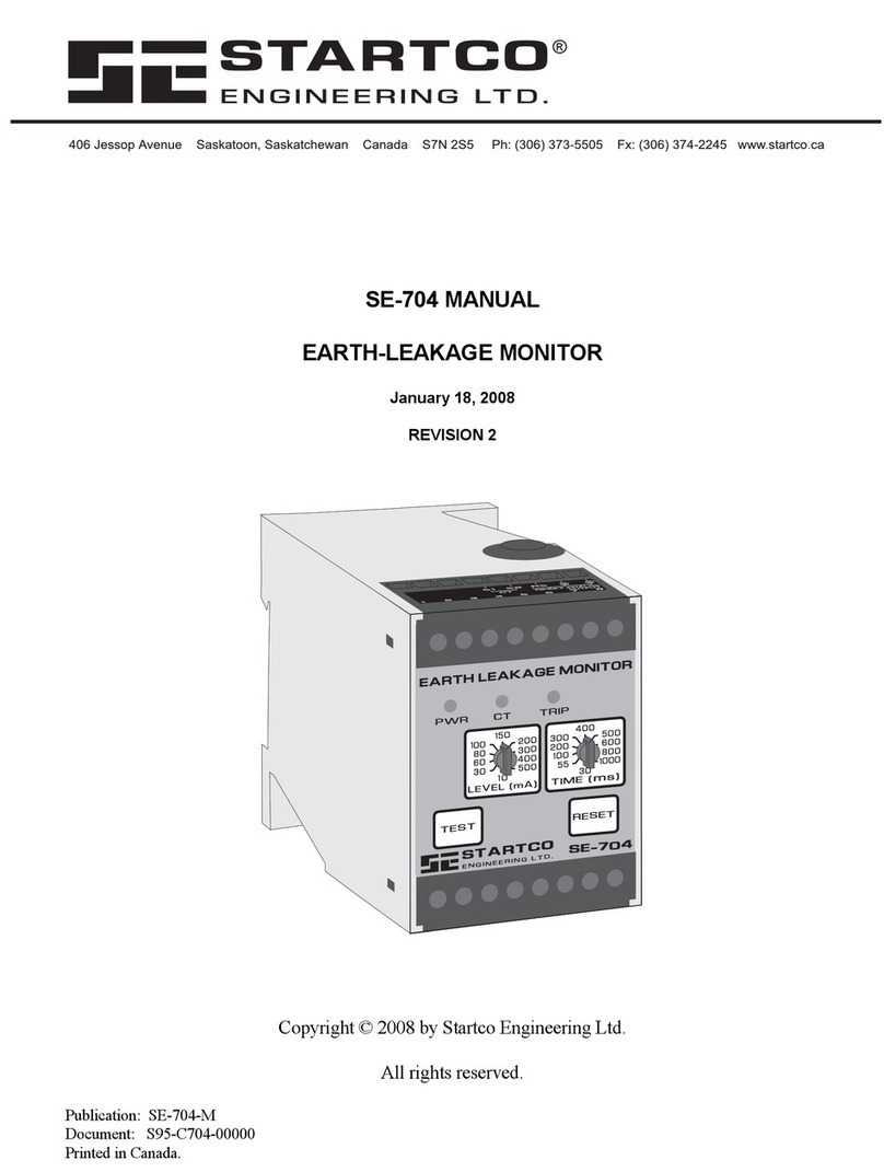 Startco SE-704 User manual