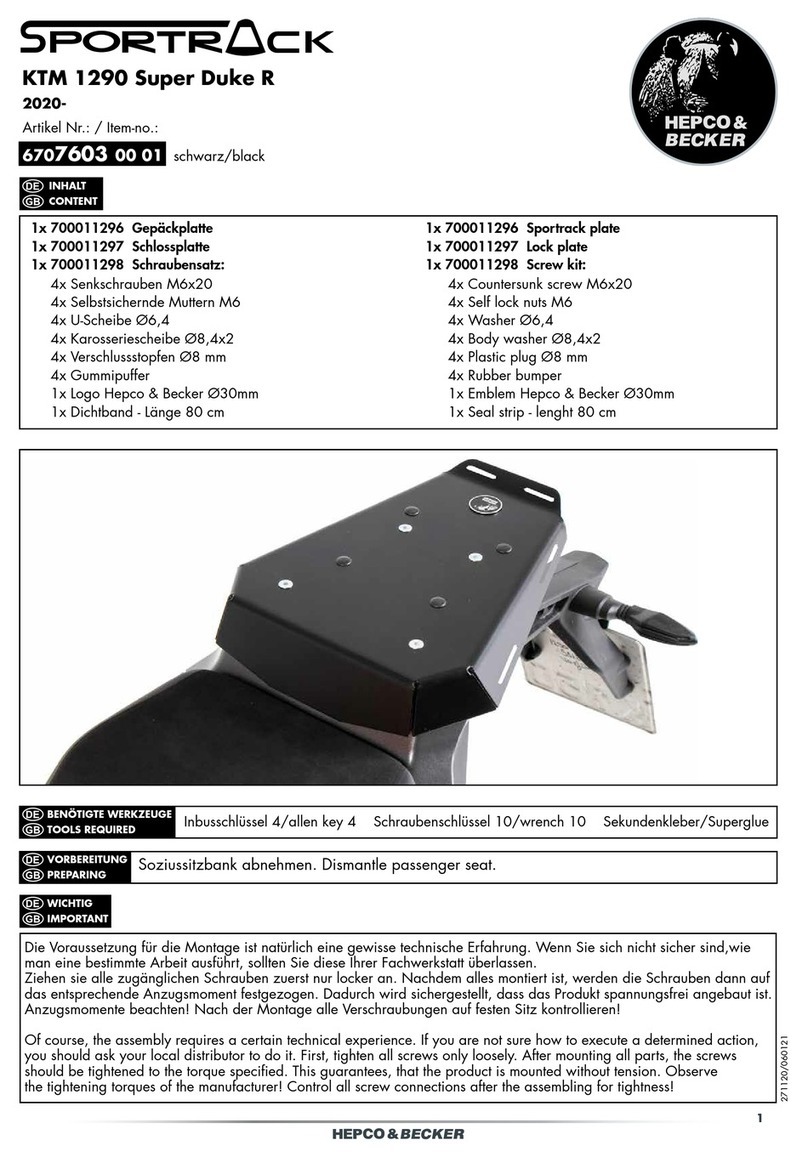 hepco & becker 6707603 00 01 User manual